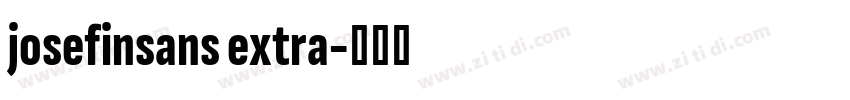 josefinsans extra字体转换